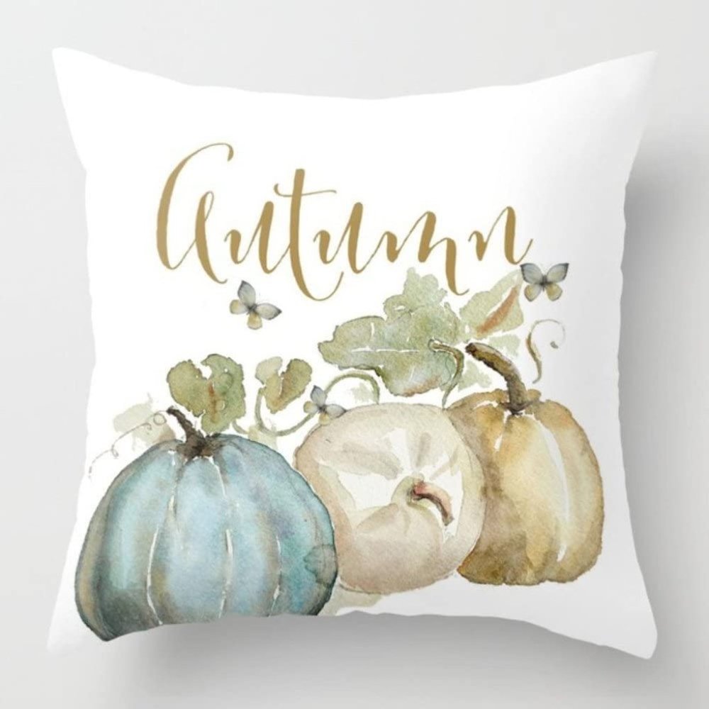 Pair of - Fall Autumn Pillow Cover